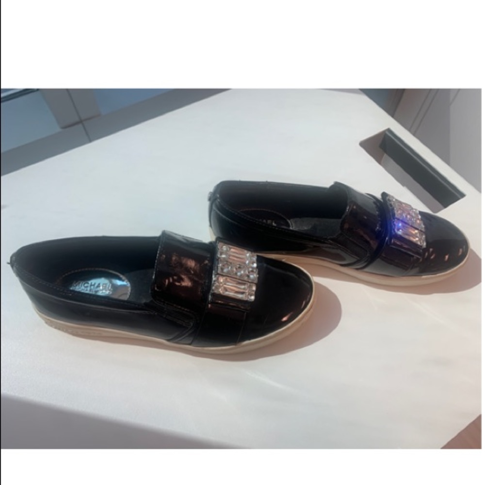 Michael Kors 
Michelle Faux-Patent Jewel Sneaker